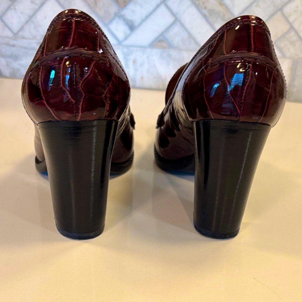 Marc By Marc Jacobs Burgundy Patent Leather Heels - Picture 6 of 15